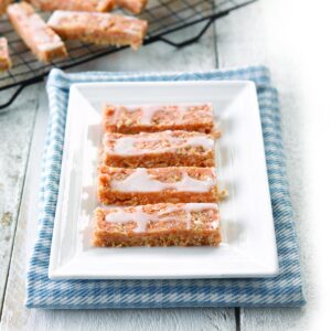 Almond, coconut and lemon slice