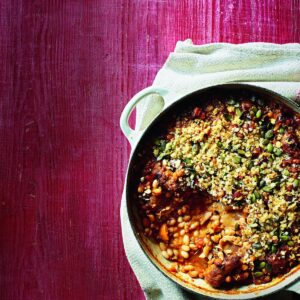 Chicken, pork and bean cassoulet