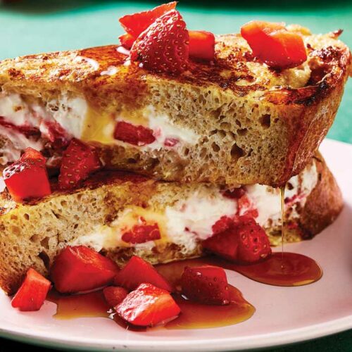 Strawberry cheesecake French toast